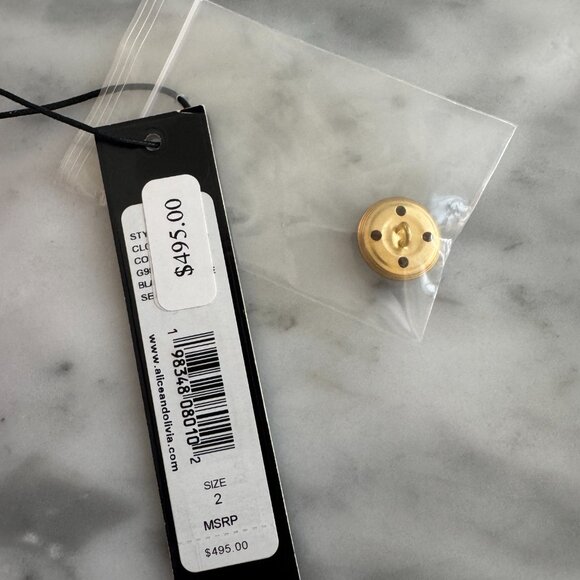 Alice + Olivia Ellis Check Mini dress - Size 2 - Picture 11 of 14